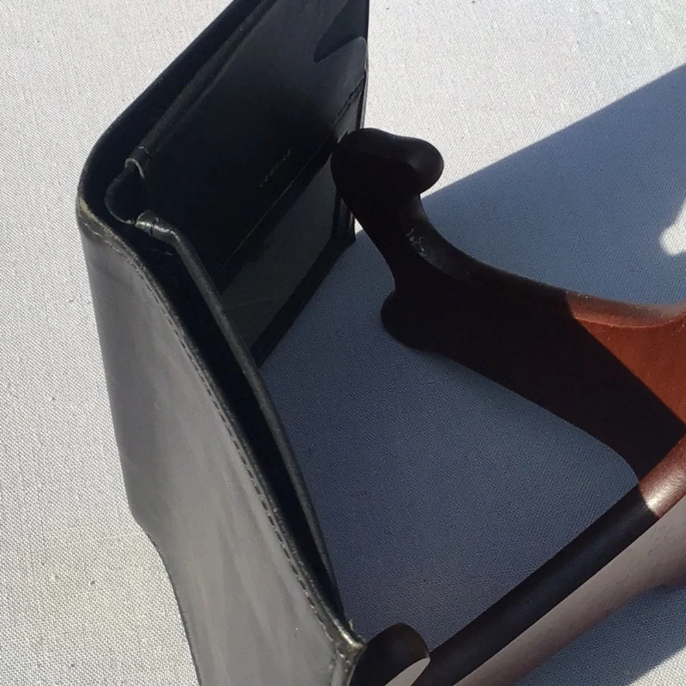 VTG ROLFS BLACK LEATHER WALLET - Picture 3 of 7
